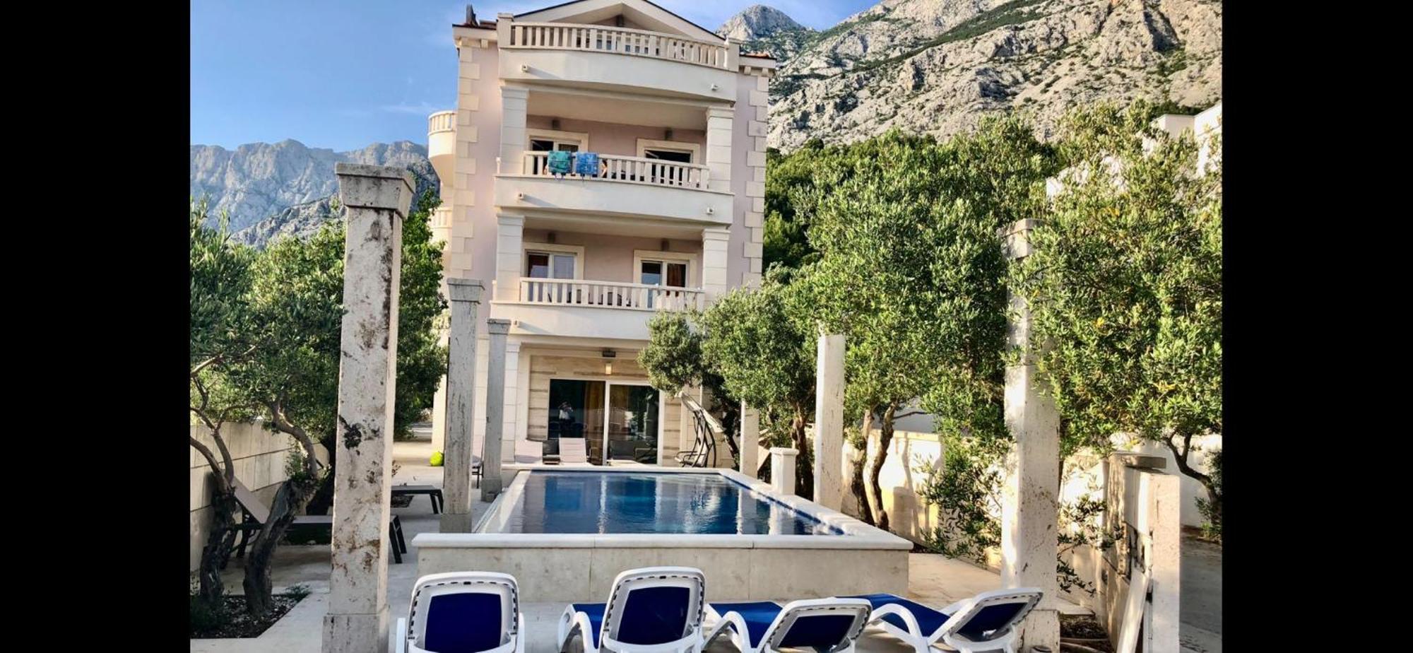 Villa Luce Mit Pool มาคาร์สกา ภายนอก รูปภาพ